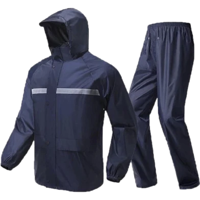 Rain Coat Bmw Heat Sealing Double Chamber With Shirt And Pants - M Size